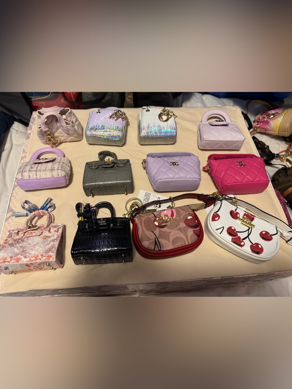 Mini purse charms for $40 each
